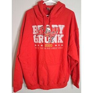 Brady Gronk Make Tampa Bay Great Again Buccaneers Hoodie Sweatshirt 2XL Football